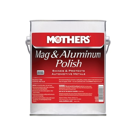 Mothers MAG & ALUMINUM POLISH -, Gallon 5102